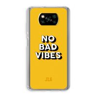 No Bad Vibes: Xiaomi Poco X3 NFC Transparant Hoesje