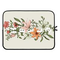 Hello bloemen: Laptop sleeve 15 inch