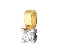 TFT Hanger Bicolor Goud Diamant 0.25ct H SI - thumbnail