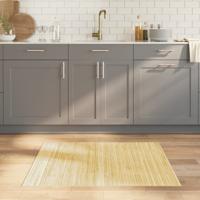 VidaXL Vloerkleed rechthoekig 80x100 cm bamboe lichtnaturel