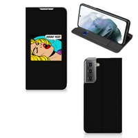 Samsung Galaxy S21 FE Hippe Standcase Popart Oh Yes - thumbnail