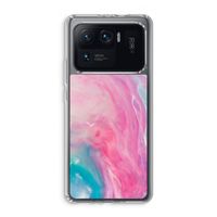 Roze explosie: Xiaomi Mi 11 Ultra Transparant Hoesje