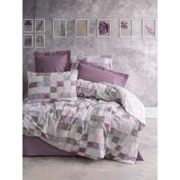 Beddengoedset - 1 dekbedovertrek 220 x 240 cm + 2 kussenslopen 60 x 60 cm - 100% katoen - Roze