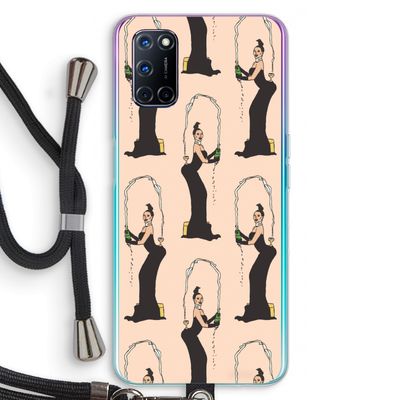 Pop Some Kim: Oppo A92 Transparant Hoesje met koord
