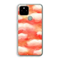 Lichte Wolken: Google Pixel 5 Transparant Hoesje