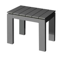 Morris side table 50x40 cm alu anthracite - Max&Luuk