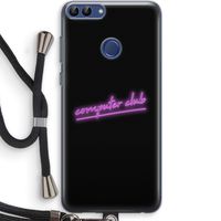 Vice Black: Huawei P Smart (2018) Transparant Hoesje met koord