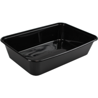 Bak | PP | 500ml | 172x120x35mm | zwart | 500 stuks