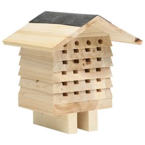 vidaXL Bijenhotel 22x20x20 cm vurenhout