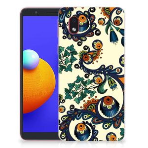 Siliconen Hoesje Samsung Galaxy A01 Core Barok Flower