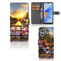 OPPO A17 | Flip Cover | Amsterdamse Grachten | Portemonnee hoesje