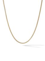 David Yurman collier Box Chain Slider en or 18ct (1,7 mm)