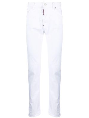 DSQUARED2 jean Cool Guy à coupe skinny - Blanc