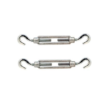 2x stuks spanschroeven / draadspanner verzinkt 11 cm 2x stuks spanschroeven / draadspanner verzinkt 11 cm
