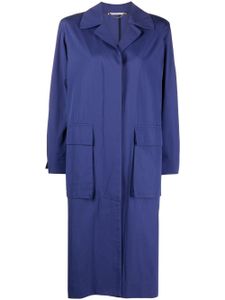 Stella McCartney trench à boutonnière - Bleu