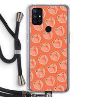 Just peachy: OnePlus Nord N10 5G Transparant Hoesje met koord
