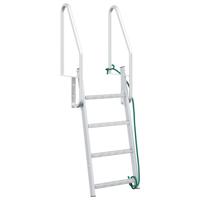 Dock ladder Anders Zilver 58 x 77 x 166 cm Aluminium