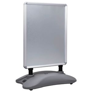 VidaXL Posterstandaard a1 waterdicht aluminiumlegering grijs