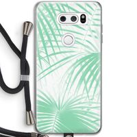 Palmbladeren: LG V30 Transparant Hoesje met koord
