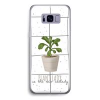 Kamerplant op vensterruit: Samsung Galaxy S8 Transparant Hoesje