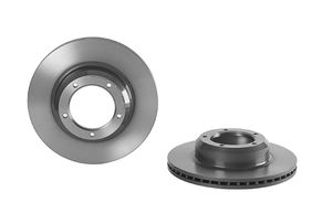 Remschijf COATED DISC LINE BREMBO, Remschijftype: Binnen geventileerd, u.a. für Land Rover