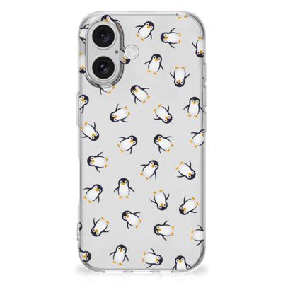 TPU bumper voor iPhone 16 plus Pinguïn