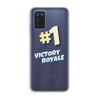 Victory Royale: Samsung Galaxy A03s Transparant Hoesje