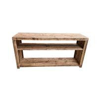 Wood4you - Side table Nice - Steigerhout - 160Lx78Hx38D - thumbnail
