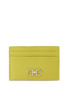 Ferragamo porte-cartes Gancini - Jaune