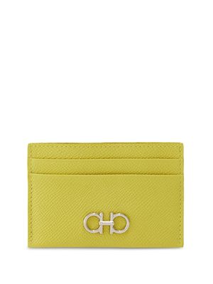 Ferragamo porte-cartes Gancini - Jaune