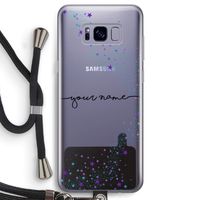 Sterren: Samsung Galaxy S8 Transparant Hoesje met koord