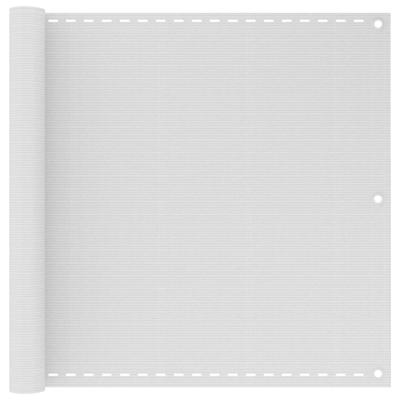 VidaXL Balkonscherm 90x500 cm hdpe wit