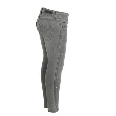 NAME IT KIDS skinny jeans NKFPOLLY grijs stonewashed