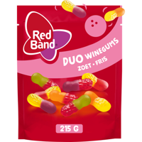 Red Band Duo Winegums Zoet Fris 215 g bij Jumbo