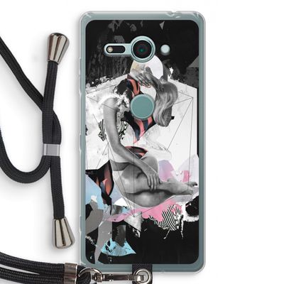 Camouflage de sommeil: Sony Xperia XZ2 Compact Transparant Hoesje met koord