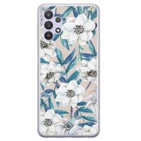 Samsung Galaxy A32 5G siliconen hoesje - Touch of flowers Samsung Galaxy A32 5G siliconen hoesje - Touch of flowers