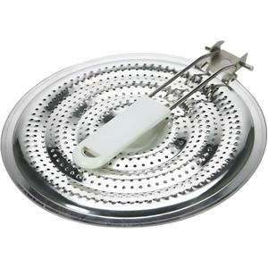 Vlamverdeler - rvs - met handvat - D21 cm - sudderplaat/gaspitverkleiner