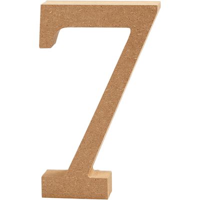Creativ Company Cijfer 7 mdf 8cm, 1st.