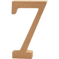 Creativ Company Cijfer 7 mdf 8cm, 1st.