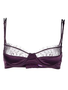 Maison Close soutien-gorge à détails en dentelle - Violet