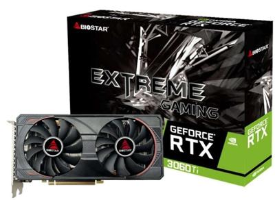 BIOSTAR GeForce RTX 3060 Ti 8 GB (N3606TM82) grafische kaart