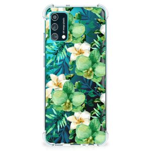 Samsung Galaxy M02s | A02s Case Orchidee Groen