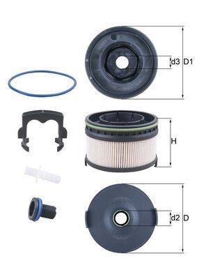 Brandstoffilter KX568KIT