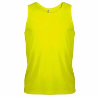 Neon geel sport singlet voor heren