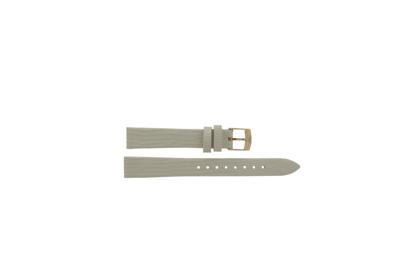 Horlogeband Armani AR1681 Leder Beige 14mm