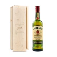 Whiskey in gegraveerde kist - Jameson