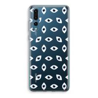 Eyes pattern: Huawei P20 Pro Transparant Hoesje - thumbnail