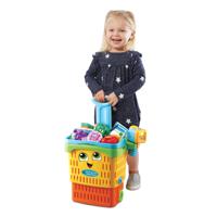 VTech winkelmand scan leer 19 x 32 x 29 cm geel 13-delig