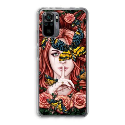 Lady Moth: Xiaomi Redmi Note 10 Pro Transparant Hoesje