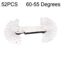 52 PC's metrische 60 graden + Britse 55 graden CR roestvrij staal draad Gauge